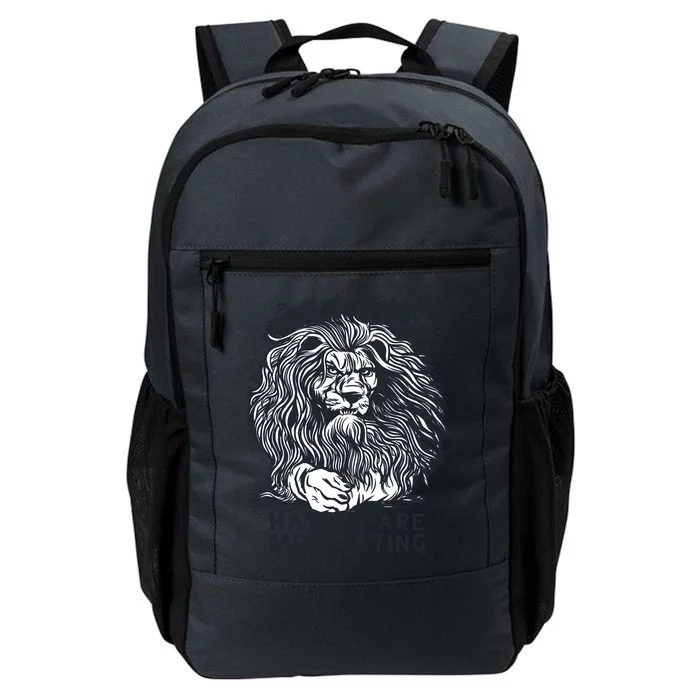 Haters Are Motivating Lion Quote Daily Commute Backpack