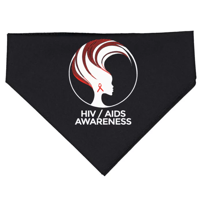 HIV Awareness Month AIDS USA-Made Doggie Bandana