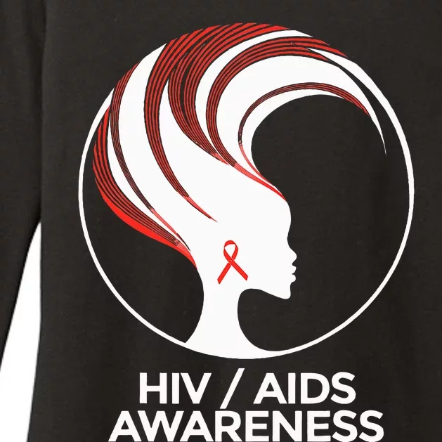 HIV Awareness Month AIDS Womens CVC Long Sleeve Shirt