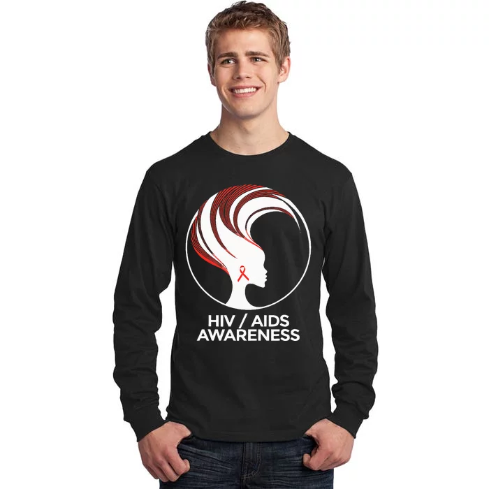 HIV Awareness Month AIDS Tall Long Sleeve T-Shirt