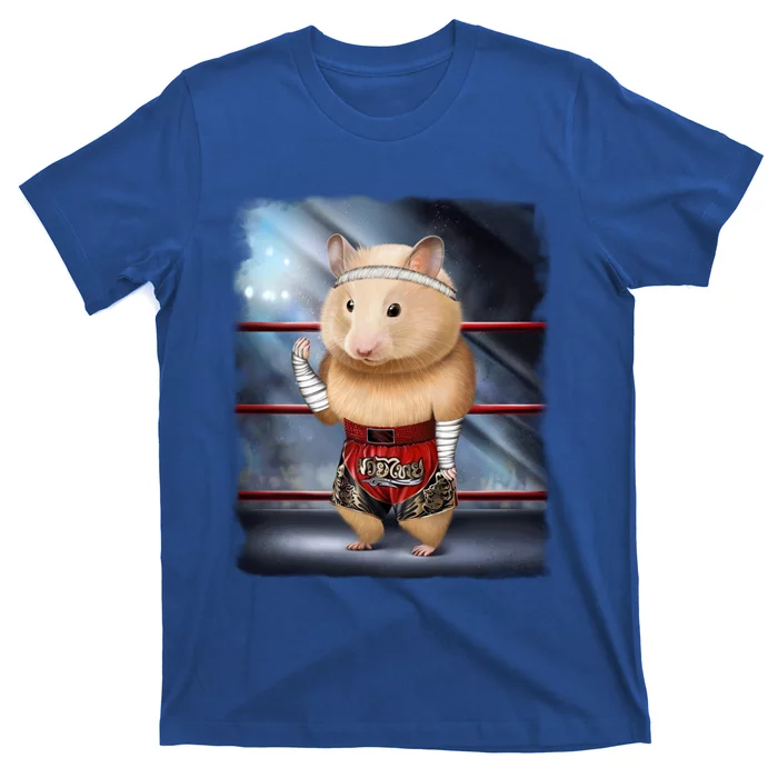 Hamster As Muay Thai Kick Boxing Champion Gift T-Shirt