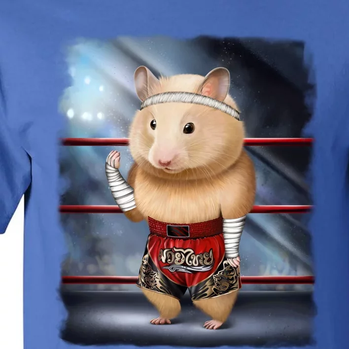 Hamster As Muay Thai Kick Boxing Champion Gift Tall T-Shirt