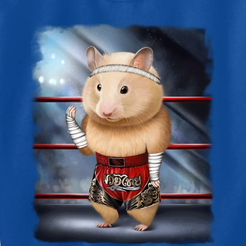 Hamster As Muay Thai Kick Boxing Champion Gift Kids Sweatshirt