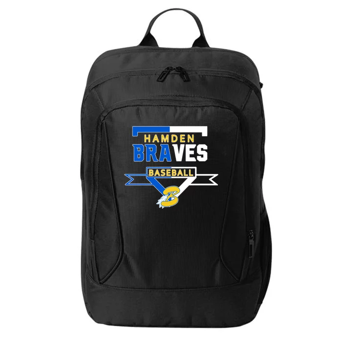 Hamden Braves Home Plate Baseball Fan City Backpack