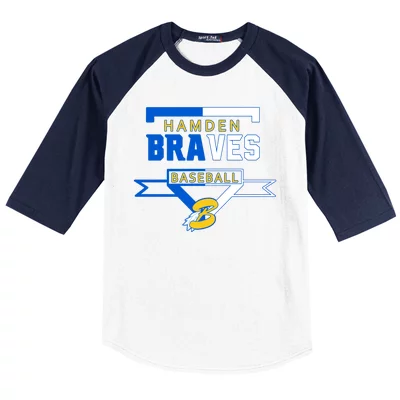 Hamden Braves Home Plate Baseball Fan T-Shirt