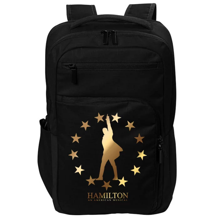 Hamilton An American Musical Golden Stars Impact Tech Backpack