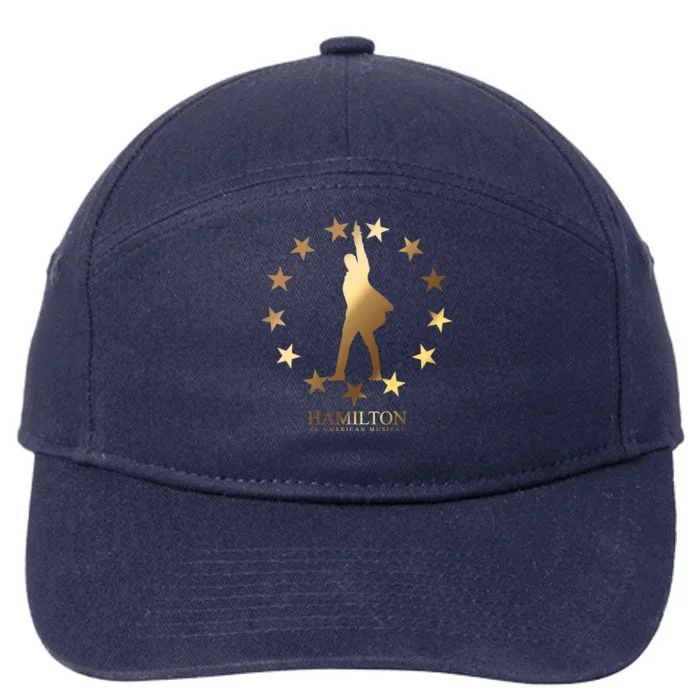 Hamilton An American Musical Golden Stars 7-Panel Snapback Hat