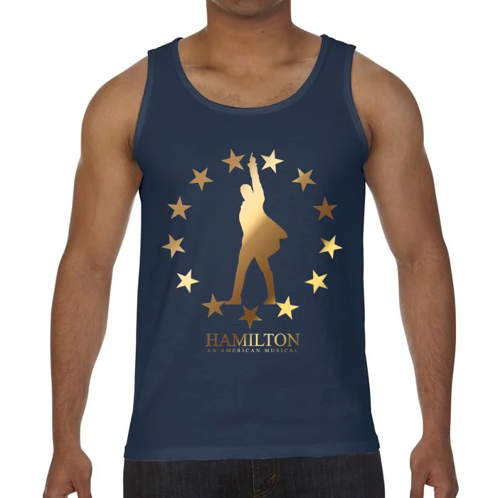 Hamilton An American Musical Golden Stars Comfort Colors® Tank Top