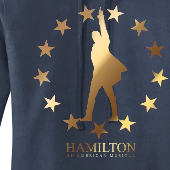 Hamilton An American Musical Golden Stars Women's Pullover Hoodie