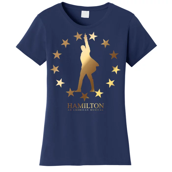 Hamilton An American Musical Golden Stars Women s T Shirt