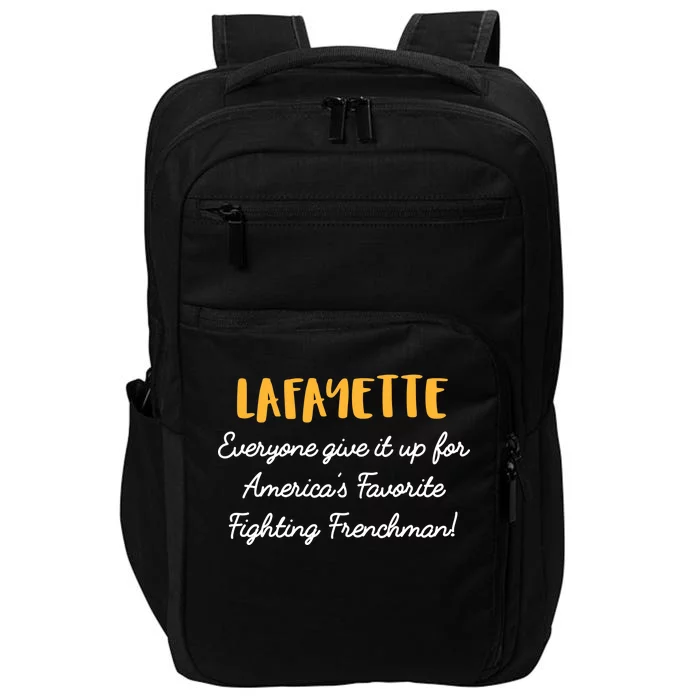 Hamilton Lafayette America's Favorite Frenchman Impact Tech Backpack