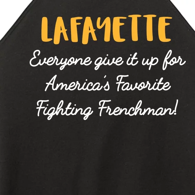 Hamilton Lafayette America's Favorite Frenchman Women’s Perfect Tri Rocker Tank