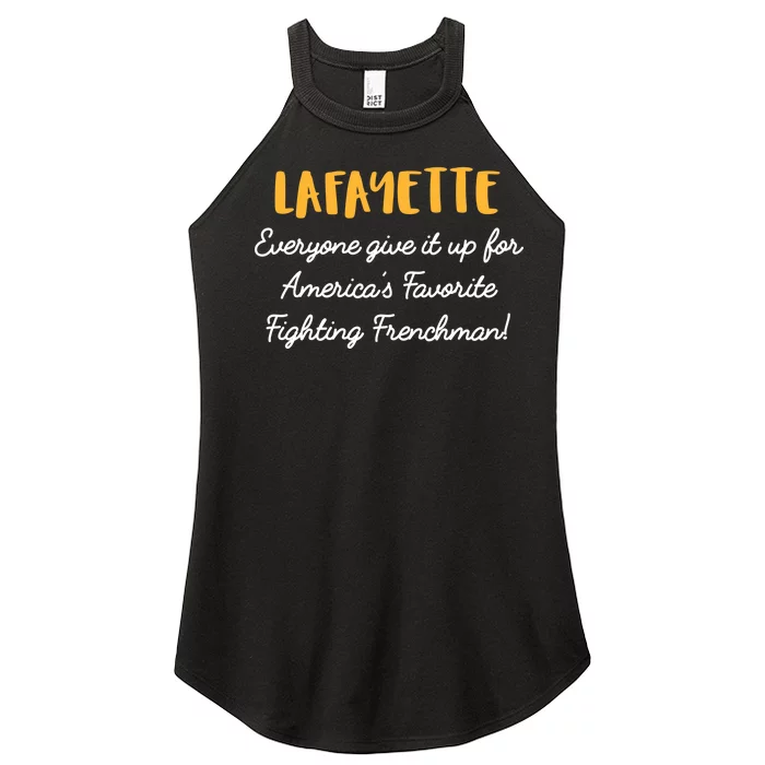 Hamilton Lafayette America's Favorite Frenchman Women’s Perfect Tri Rocker Tank