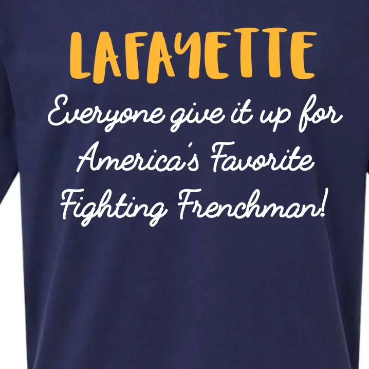 Hamilton Lafayette America's Favorite Frenchman Sueded Cloud Jersey T-Shirt