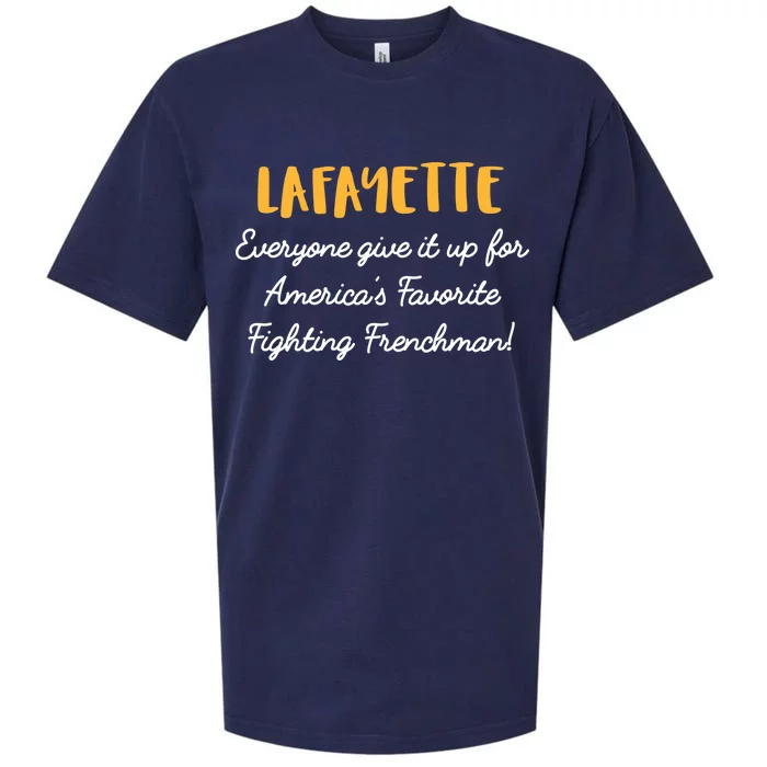 Hamilton Lafayette America's Favorite Frenchman Sueded Cloud Jersey T-Shirt