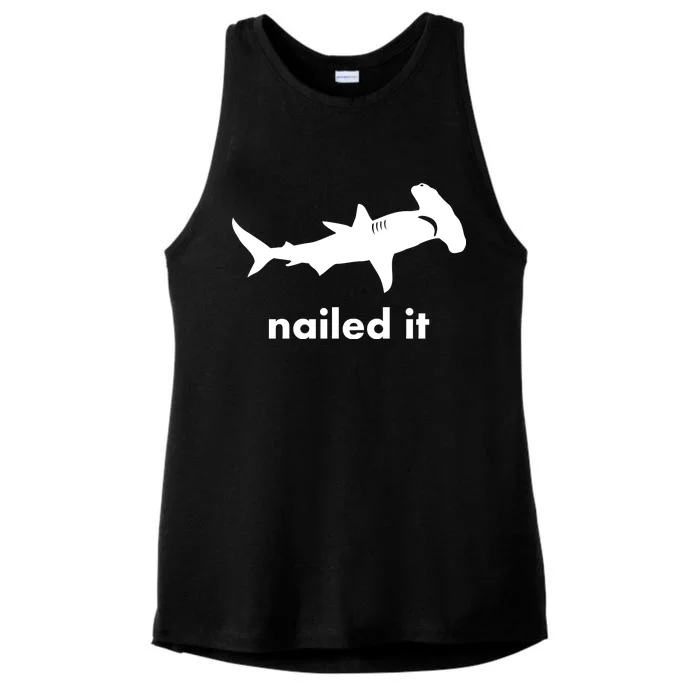 Hammerhead Nailed It Funny Ladies Tri-Blend Wicking Tank