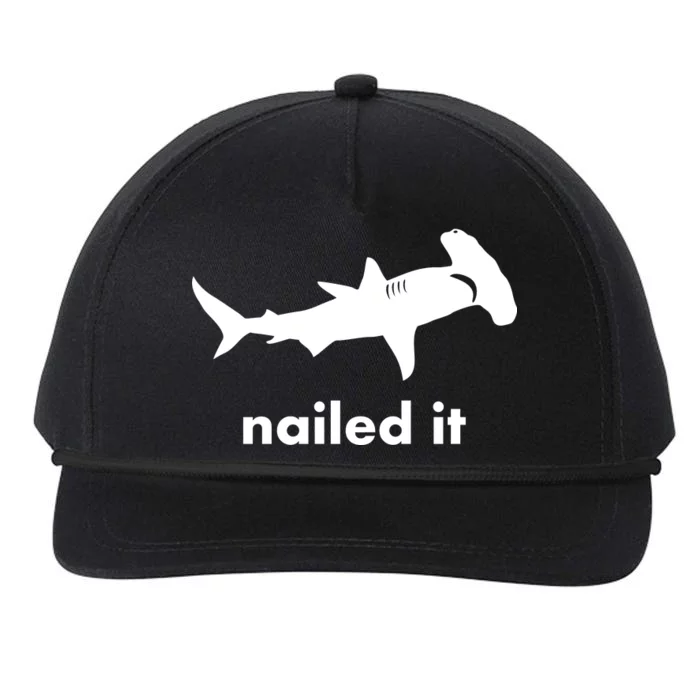 Hammerhead Nailed It Funny Snapback Five-Panel Rope Hat