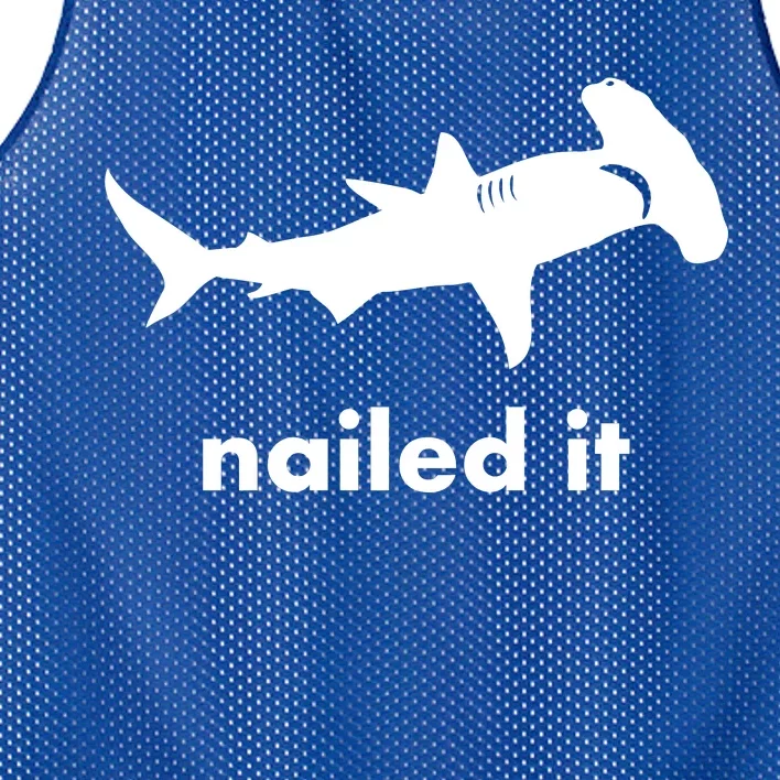 Hammerhead Nailed It Funny Mesh Reversible Basketball Jersey Tank