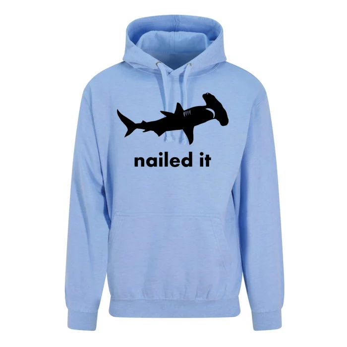 Hammerhead Nailed It Funny Unisex Surf Hoodie