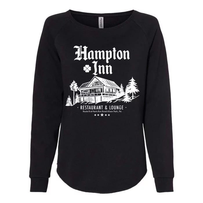 Hampton Inn Restaurant And Lounge Hotel Lodge Womens California Wash Sweatshirt