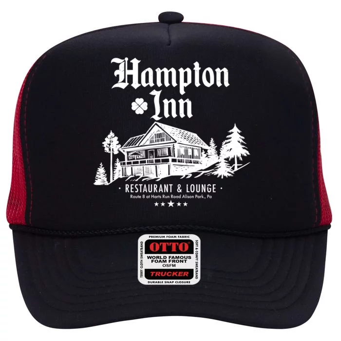 Hampton Inn Restaurant And Lounge Hotel Lodge High Crown Mesh Trucker Hat