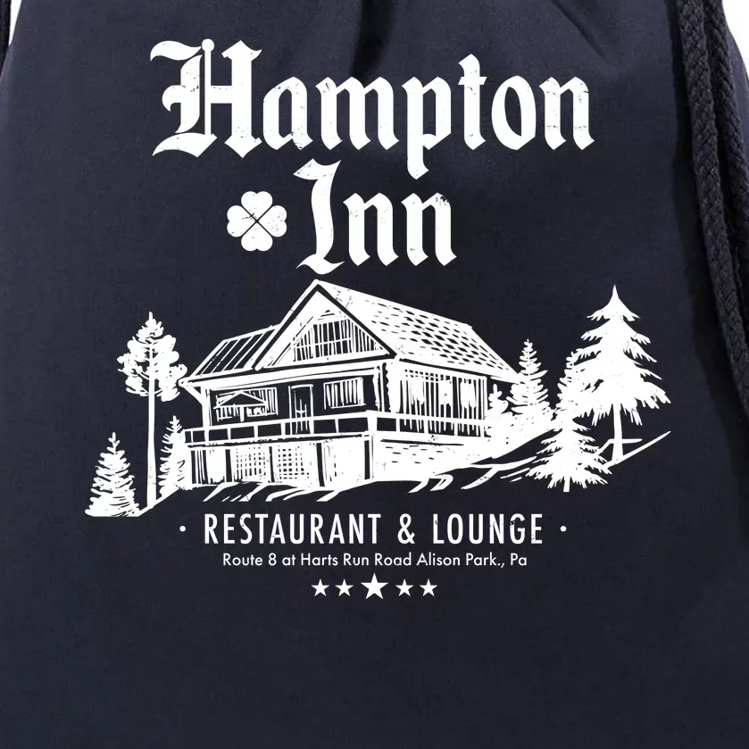 Hampton Inn Restaurant And Lounge Hotel Lodge Drawstring Bag