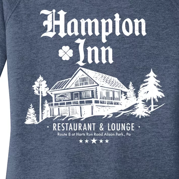 Hampton Inn Restaurant And Lounge Hotel Lodge Women's Perfect Tri Tunic Long Sleeve Shirt