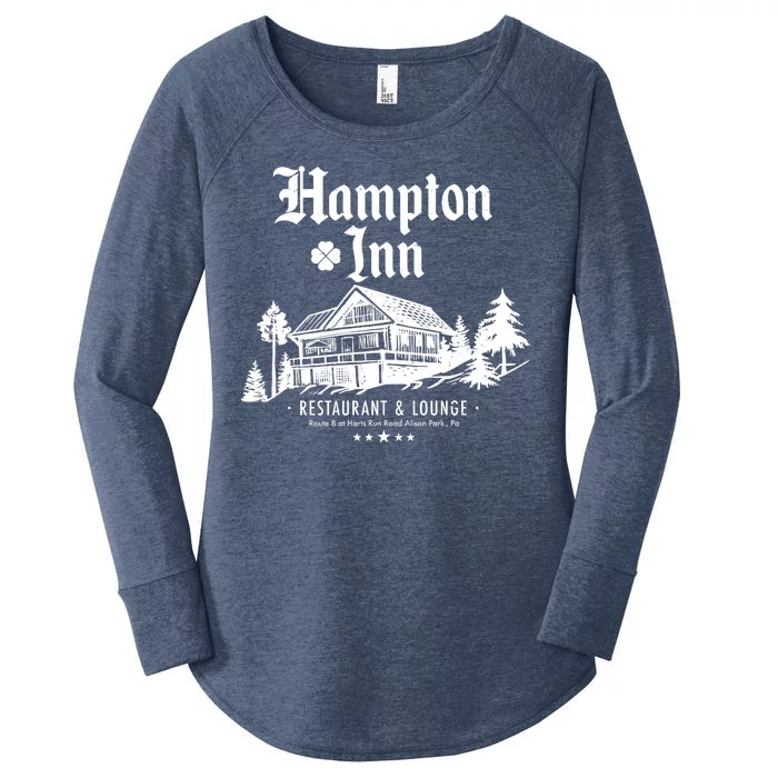 Hampton Inn Restaurant And Lounge Hotel Lodge Women's Perfect Tri Tunic Long Sleeve Shirt