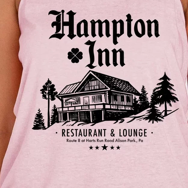 Hampton Inn Restaurant And Lounge Hotel Lodge Women's Knotted Racerback Tank