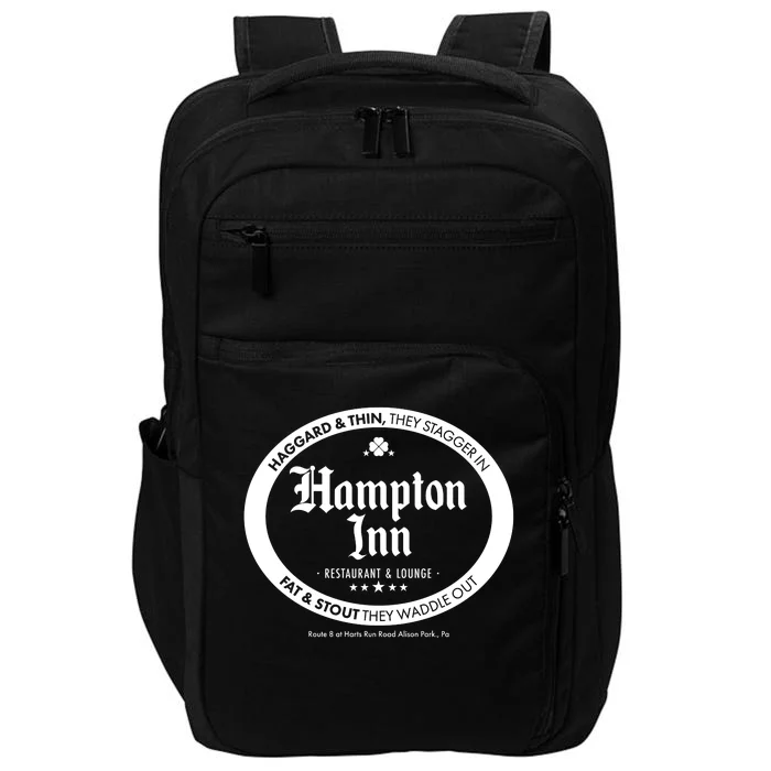 Hampton Inn Restaurant And Lounge Logo Impact Tech Backpack