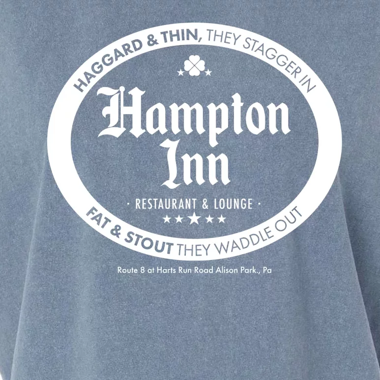 Hampton Inn Restaurant And Lounge Logo Garment-Dyed Women's Muscle Tee