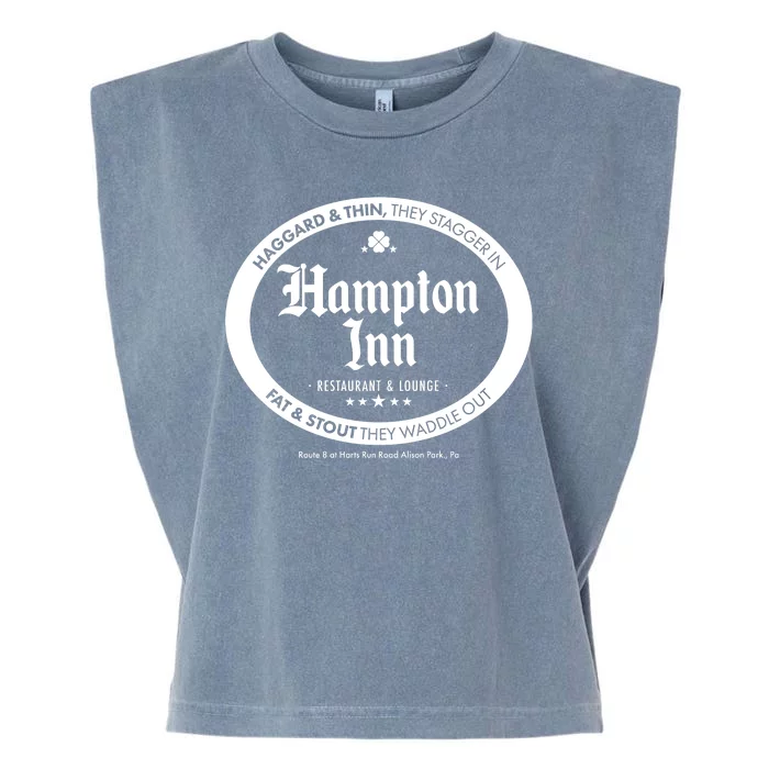 Hampton Inn Restaurant And Lounge Logo Garment-Dyed Women's Muscle Tee