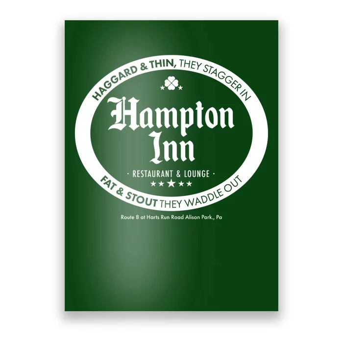 Hampton Inn Restaurant And Lounge Logo Poster