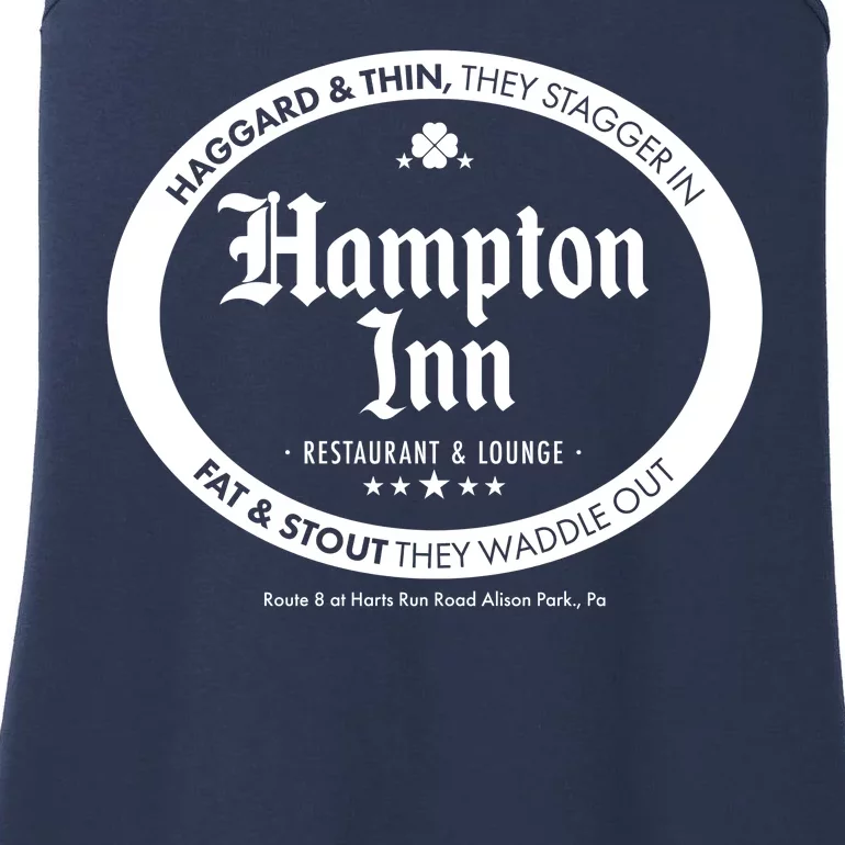 Hampton Inn Restaurant And Lounge Logo Ladies Essential Tank