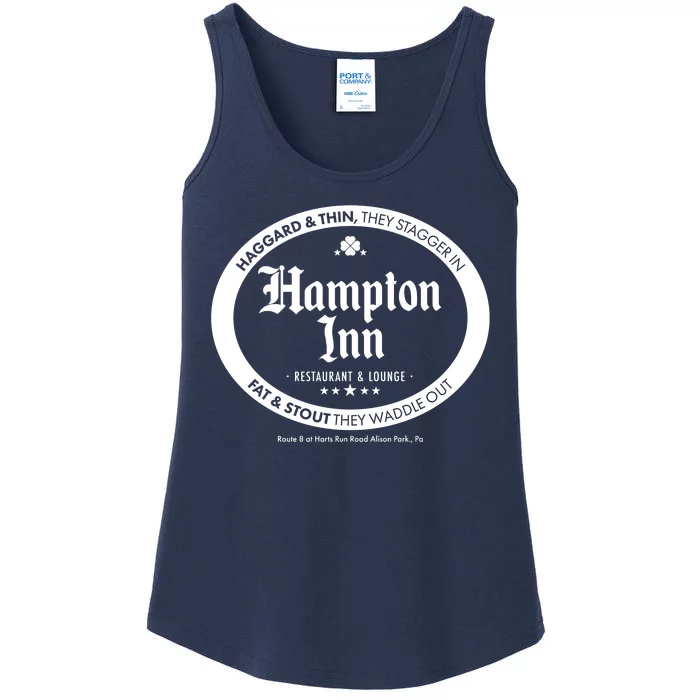 Hampton Inn Restaurant And Lounge Logo Ladies Essential Tank