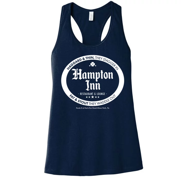 Hampton Inn Restaurant And Lounge Logo Women's Racerback Tank