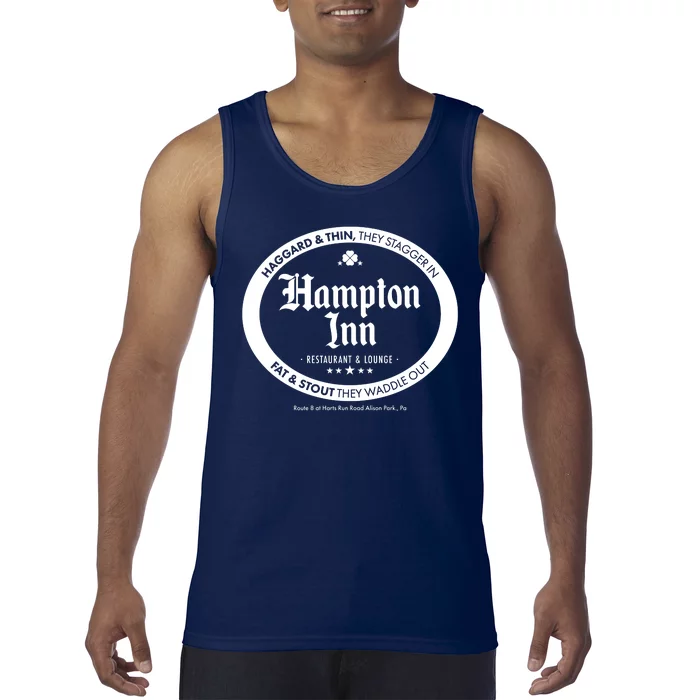 Hampton Inn Restaurant And Lounge Logo Tank Top