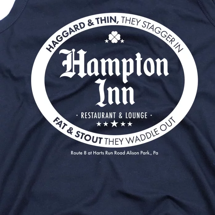 Hampton Inn Restaurant And Lounge Logo Tank Top