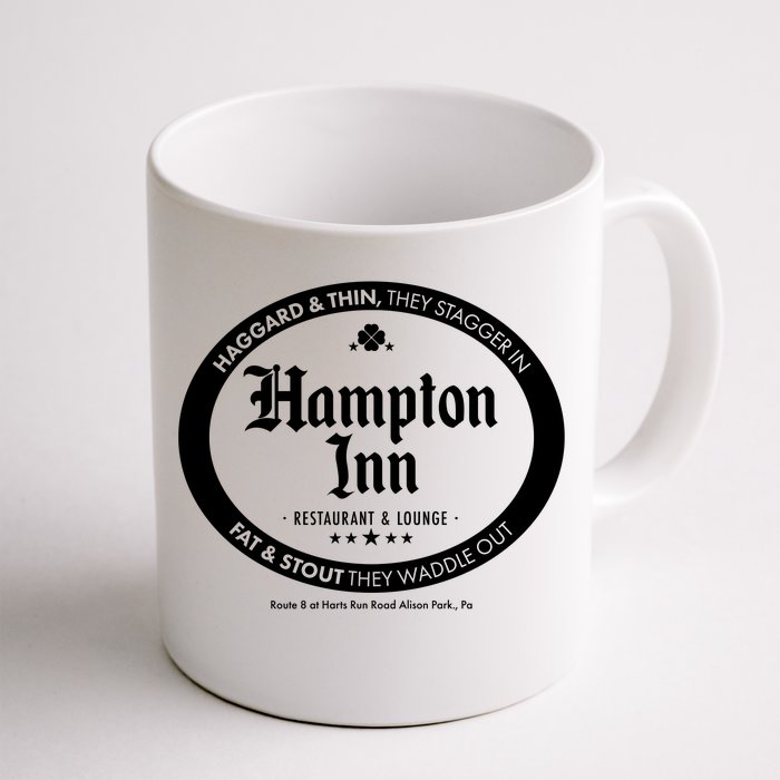 Hampton Inn Restaurant And Lounge Logo Front & Back Coffee Mug