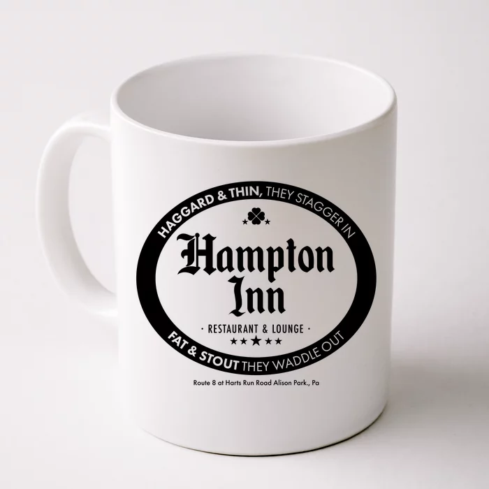 Hampton Inn Restaurant And Lounge Logo Front & Back Coffee Mug