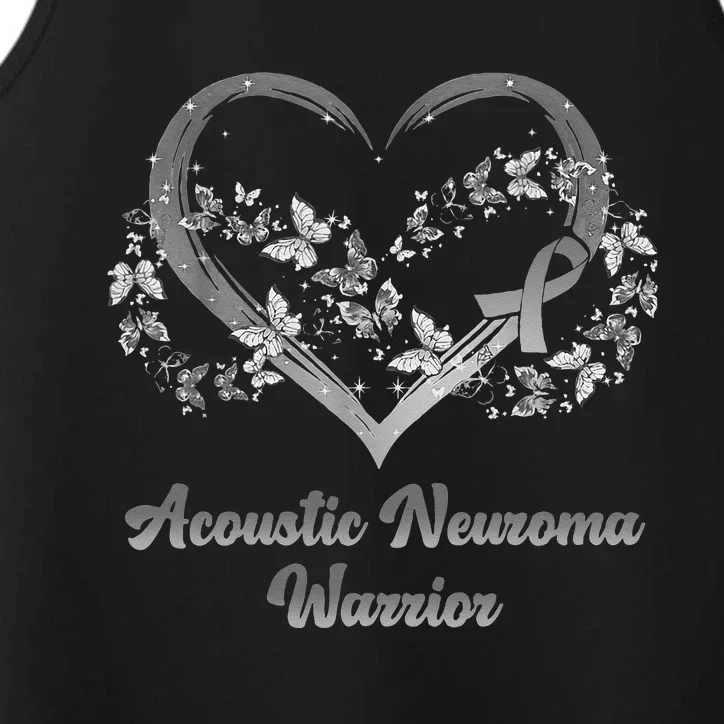 Heart Acoustic Neuroma Warrior Gifts Performance Tank