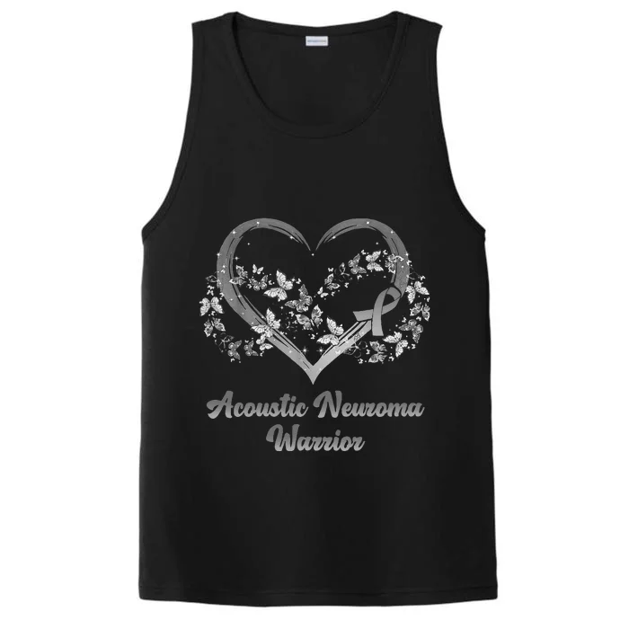 Heart Acoustic Neuroma Warrior Gifts Performance Tank