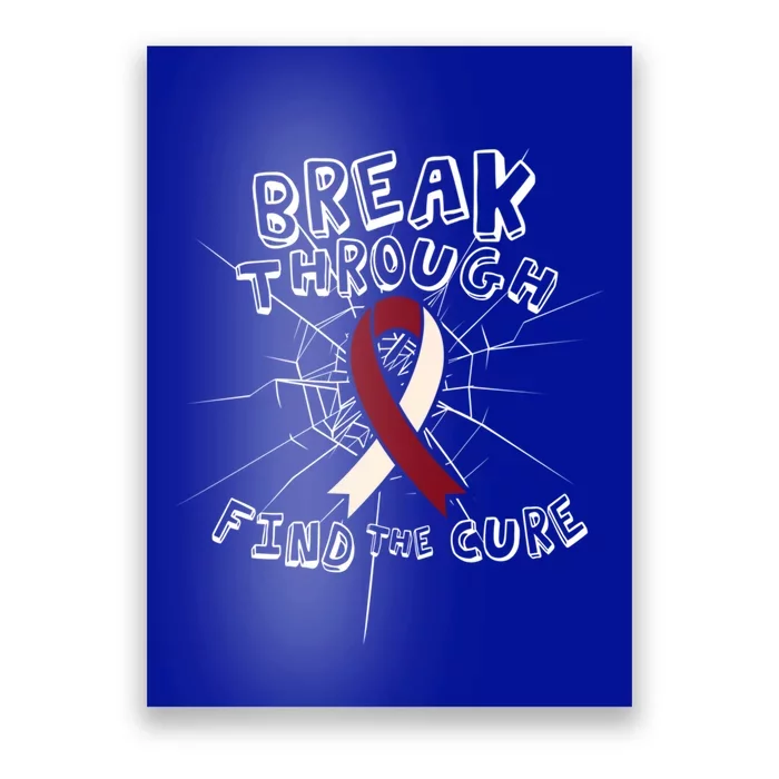 Head And Neck Awareness Sweater Find A Cure Gift Poster