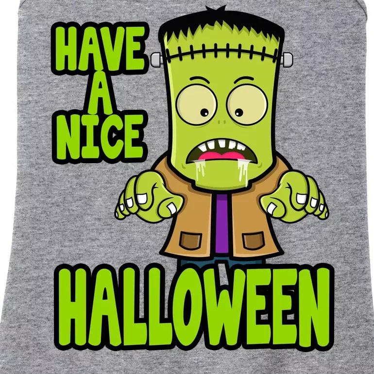 Have A Nice Halloween Frankenstein Monster Ladies Essential Tank