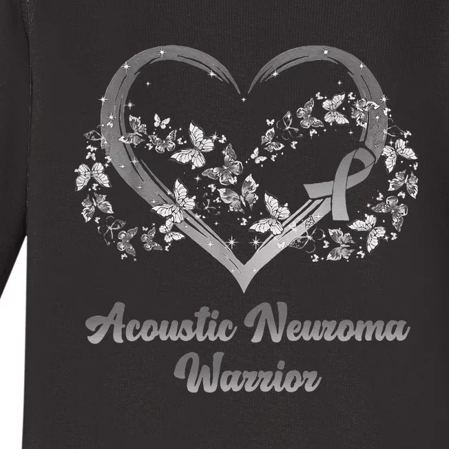 Heart Acoustic Neuroma Warrior Gifts Baby Long Sleeve Bodysuit