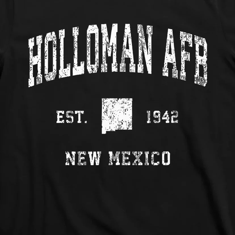 Holloman Afb New Mexico Nm Vintage Athletic Sports Design T-Shirt