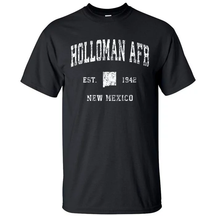 Holloman Afb New Mexico Nm Vintage Athletic Sports Design Tall T-Shirt