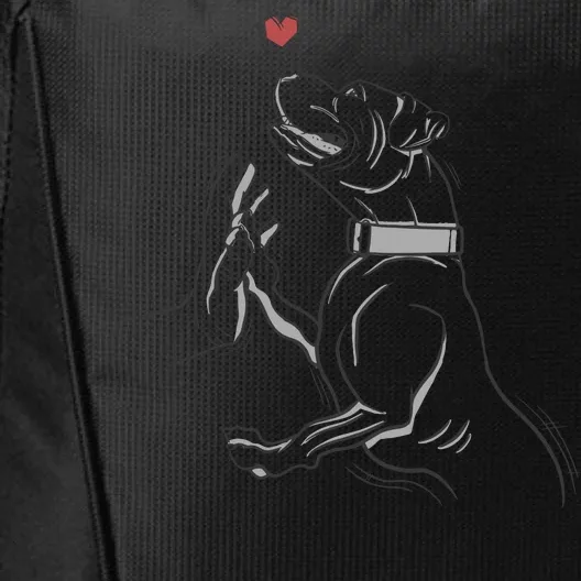 Hand Draw Pitbull City Backpack