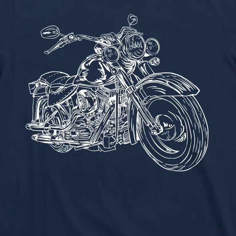 Hand Drawn Motorcycle T-Shirt