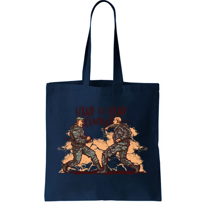 Hand To Hand Combat Army Tote Bag